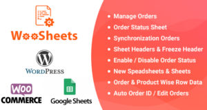 WooSheets – Verwalten Sie WooCommerce-Bestellungen mit Google Spreadsheet