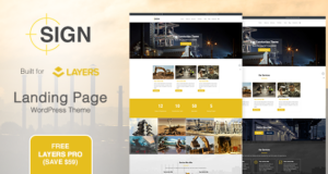 Zeichen – Fabrik | Industrie | Aufbau Responsive Layer WordPress Layout