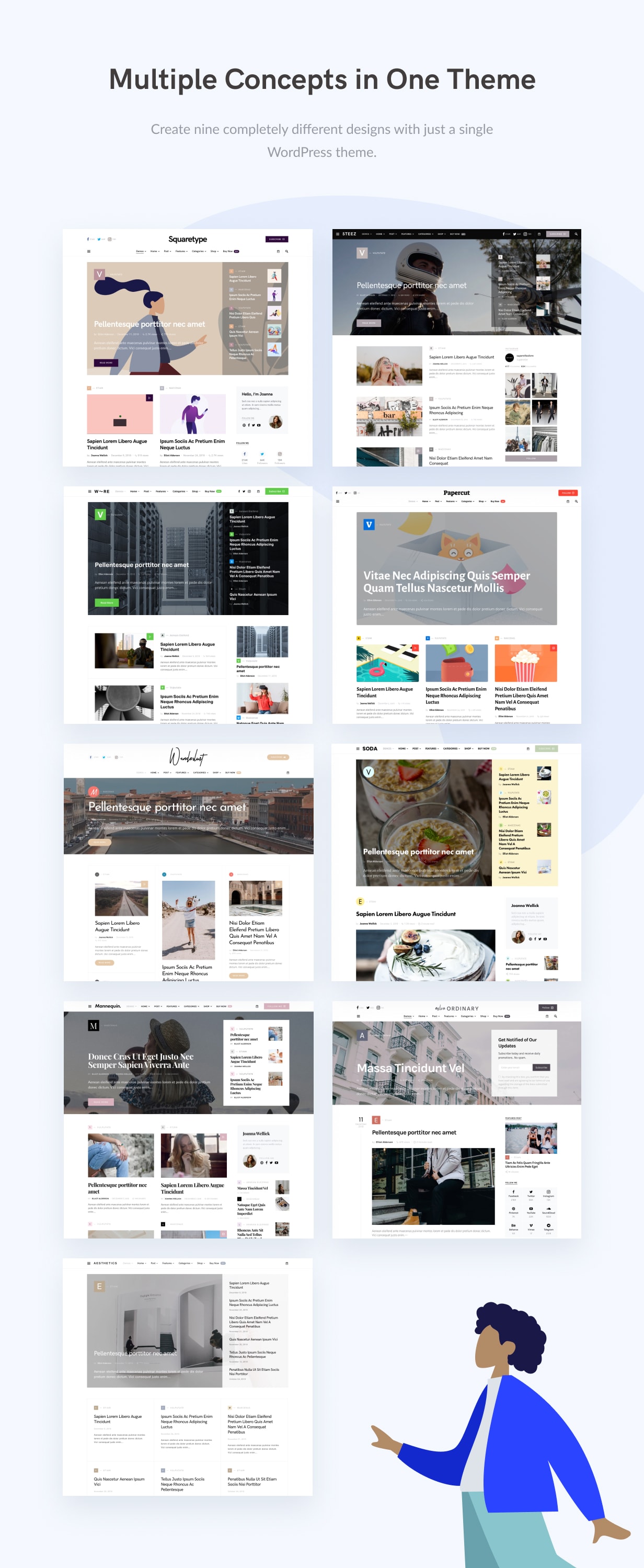 Squaretype - Modernes Blog WordPress Theme - 2
