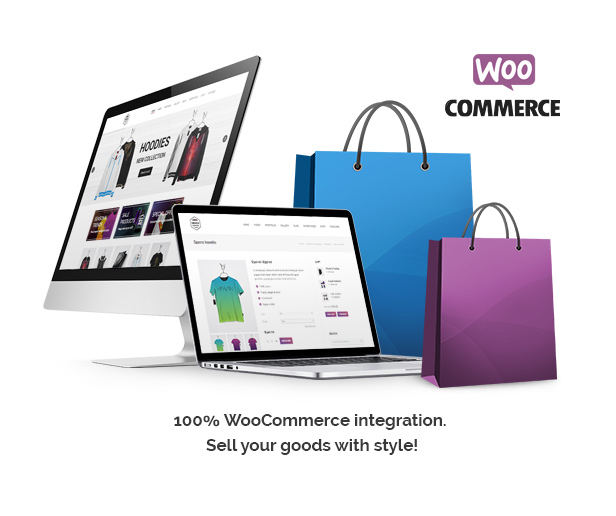 100% WooCommerce-Integration. Verkaufen Sie Ihre Waren mit Stil.