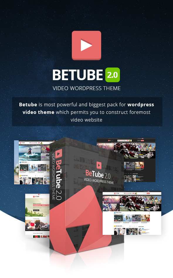 Betube Video WordPress Theme Intro