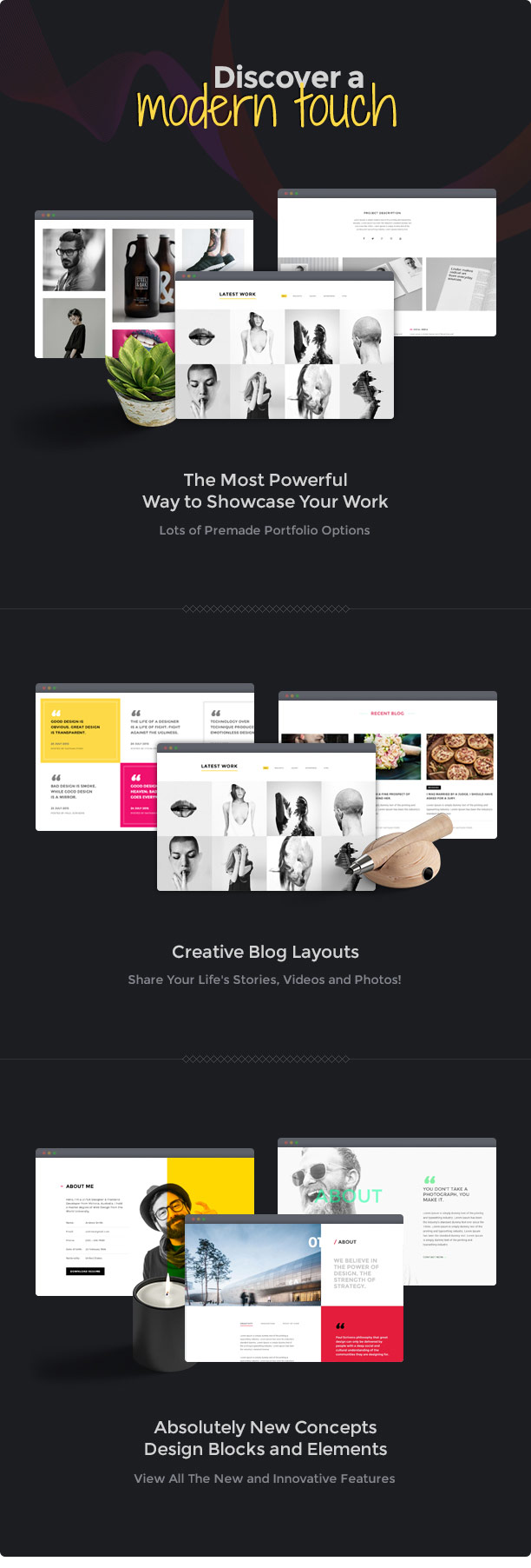 Brando Responsive und Mehrzweck OnePage WordPress Theme - 9