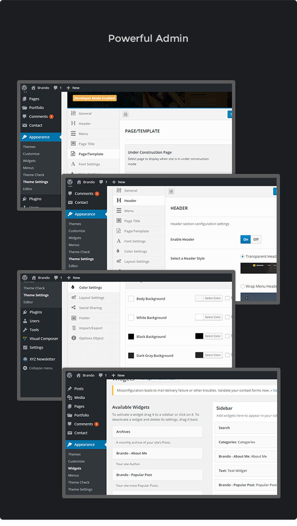 Brando Responsive und Mehrzweck OnePage WordPress Theme - 20