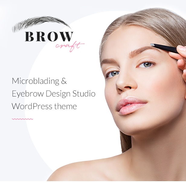 Microblading & Augenbrauen Beauty Salon WordPress Theme - Browcraft - 1