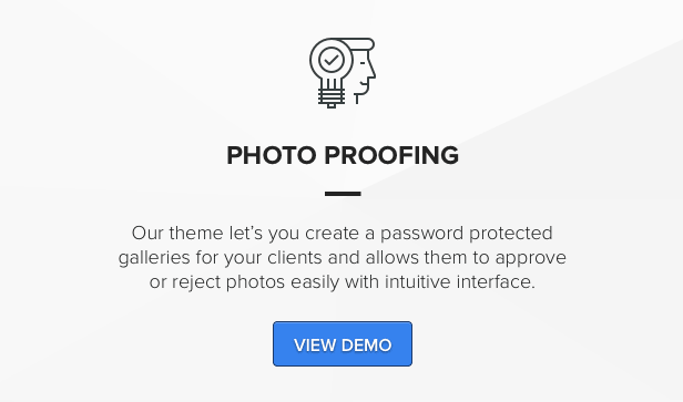 Theme für Fotografen mit Foto Proof