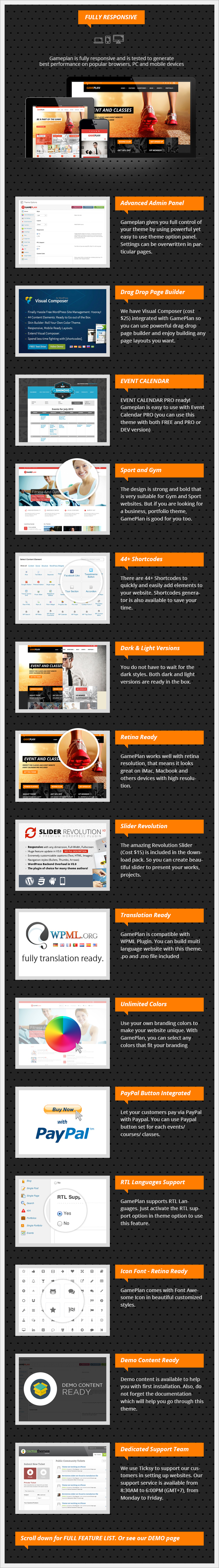 Spielplan - Event und Fitness WordPress Theme - 9