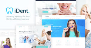 iDent – Zahnarzt & Medizin WordPress Vorlage