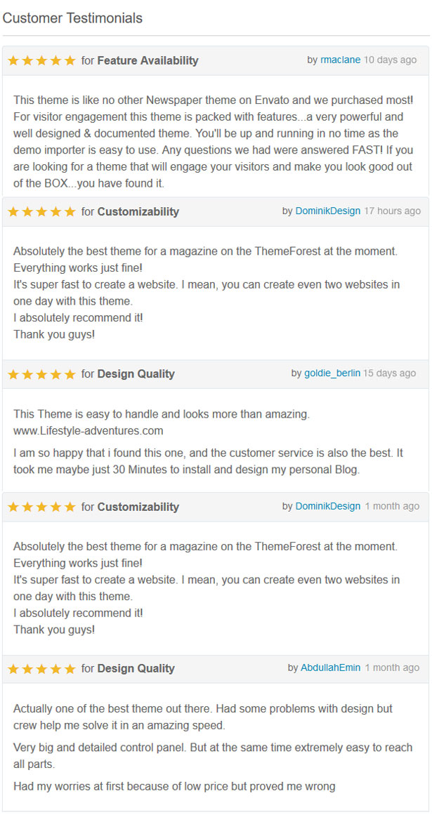 Magazin WordPress Theme im Verkauf