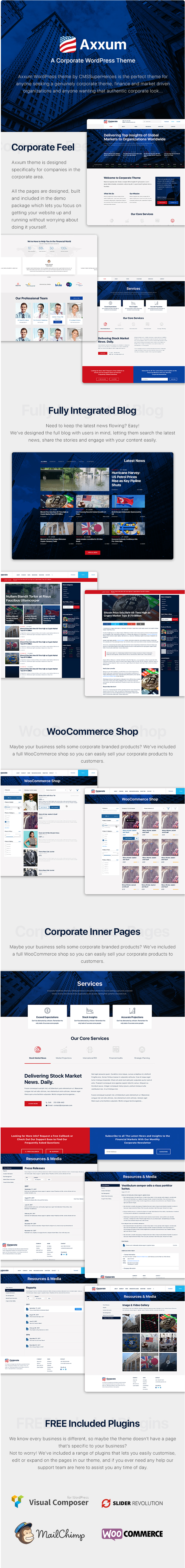 Axxum - Business & Company WordPress Theme
