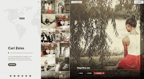 Moon - Fotografie Portfolio Theme für WordPress - 1