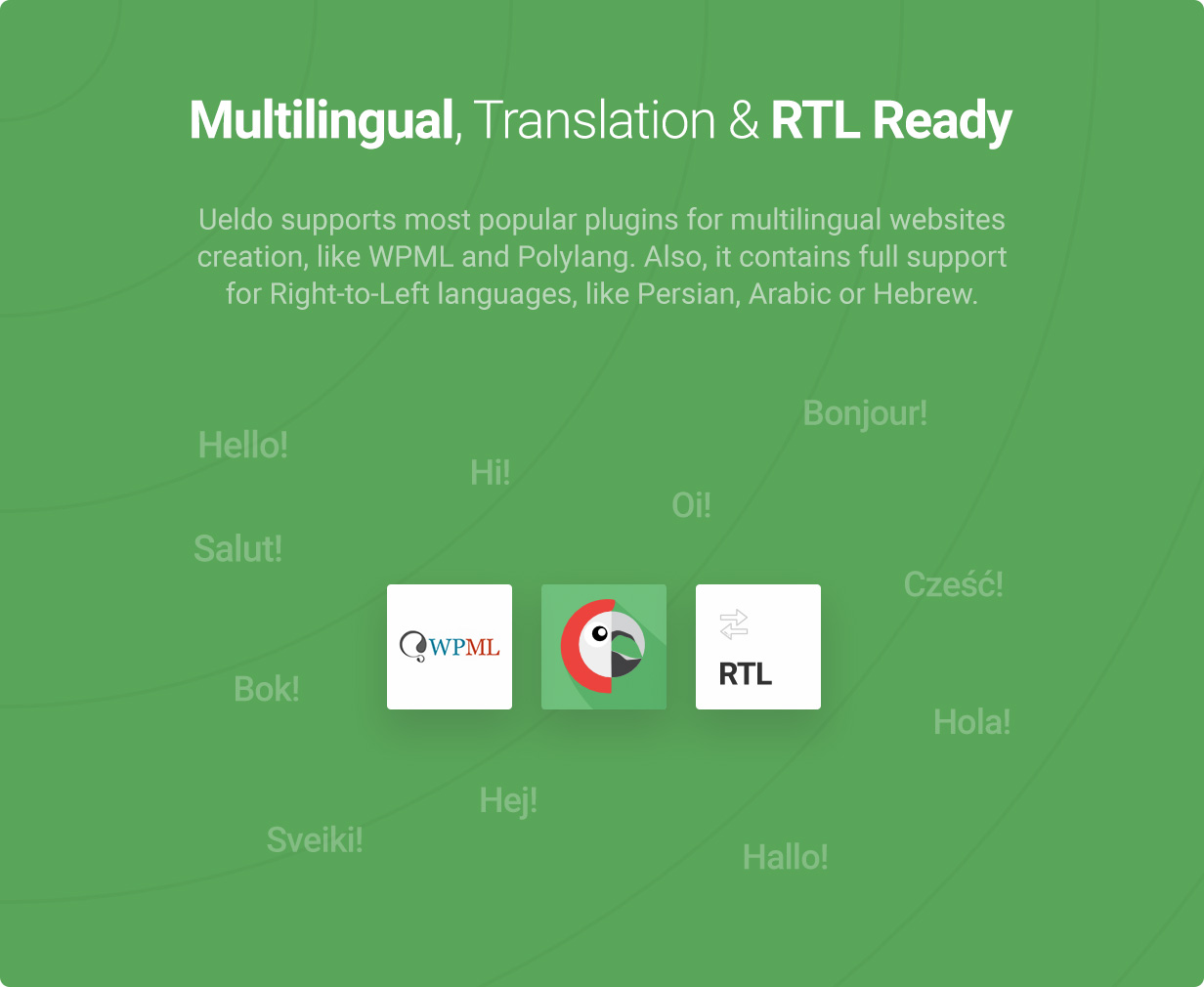 Mehrsprachig, übersetzungsfähig, RTL, RTL-fähig, RTL-Unterstützung