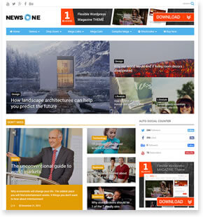 NewsOne - Nachrichten WordPress Theme