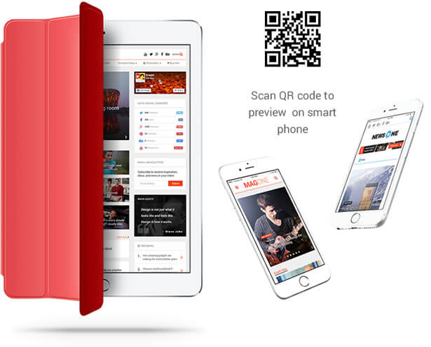 Mobile Friendly Responsive News WordPress-Theme