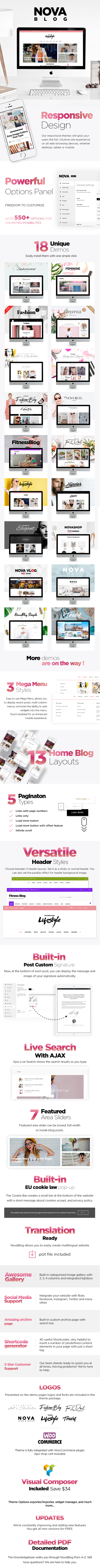 NovaBlog - Multi-Konzept-Blog / Magazin WordPress-Theme - 6