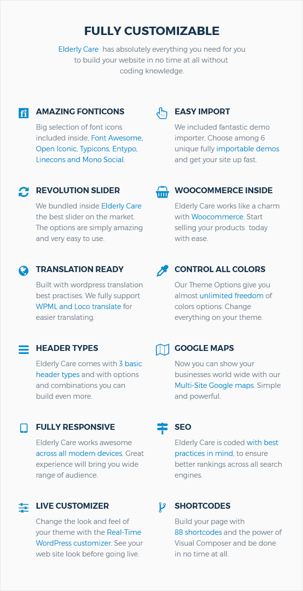 Altenpflege - Medizin, Gesundheit und Seniorenpflege WordPress Theme - 7