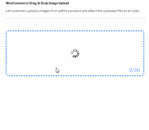 WooCommerce Drag & Drop Uploader | Ajax-Datei-Upload - 2