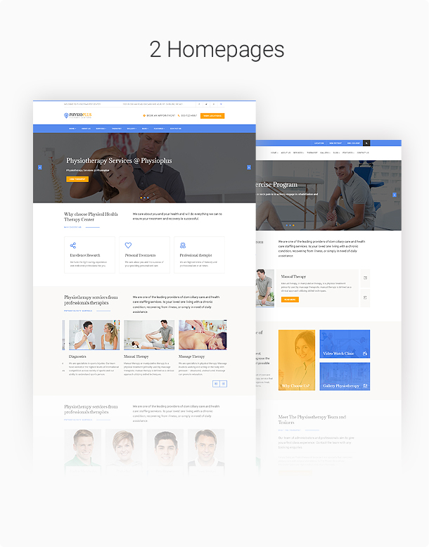Physio Plus - Physiotherapie & Physiotherapie WordPress Theme