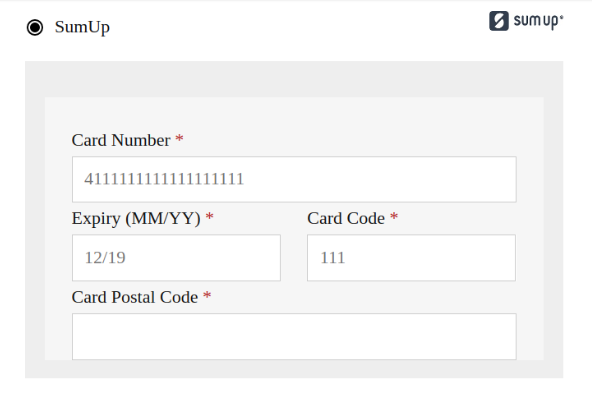 SumUp Payment Gateway für WooCommerce - 3