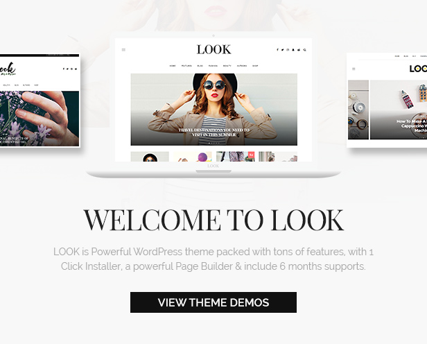 Schauen Sie: Ein Fashion & Beauty News, Magazin & Blog WordPress Theme - 2