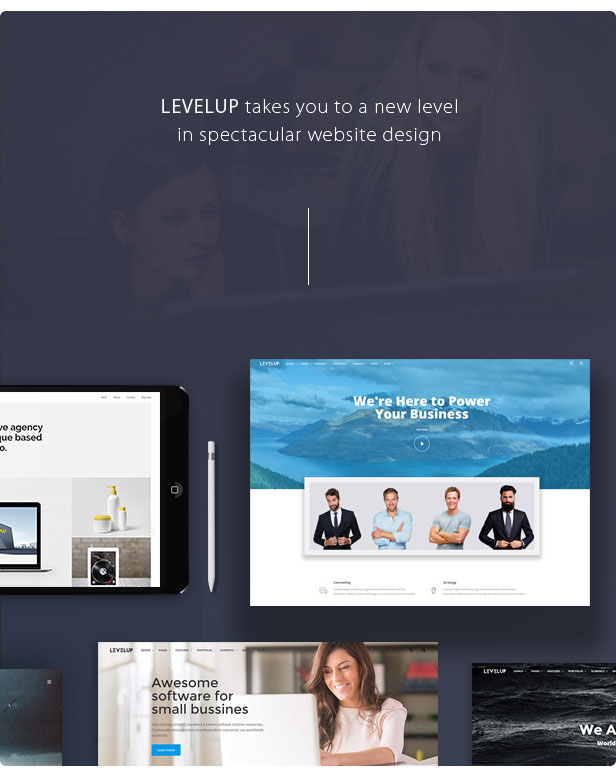 LEVELUP - Responsives kreatives Mehrzweck-WordPress-Theme - 1