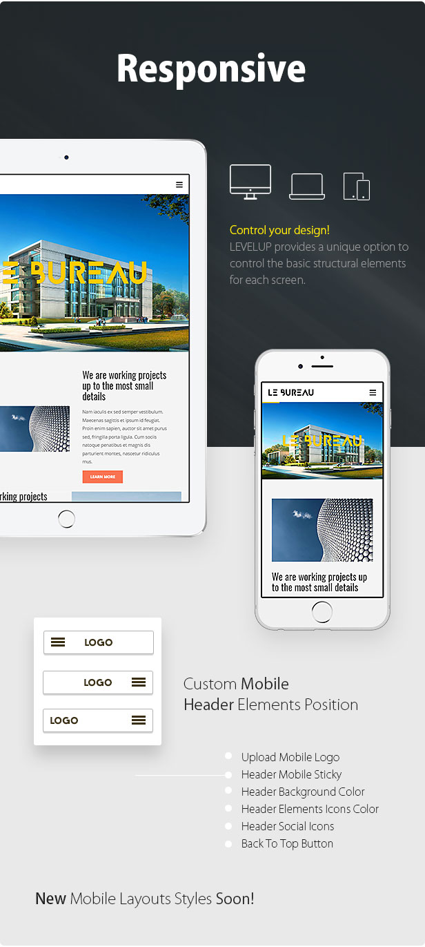 LEVELUP - Responsives kreatives Mehrzweck-WordPress-Theme - 4