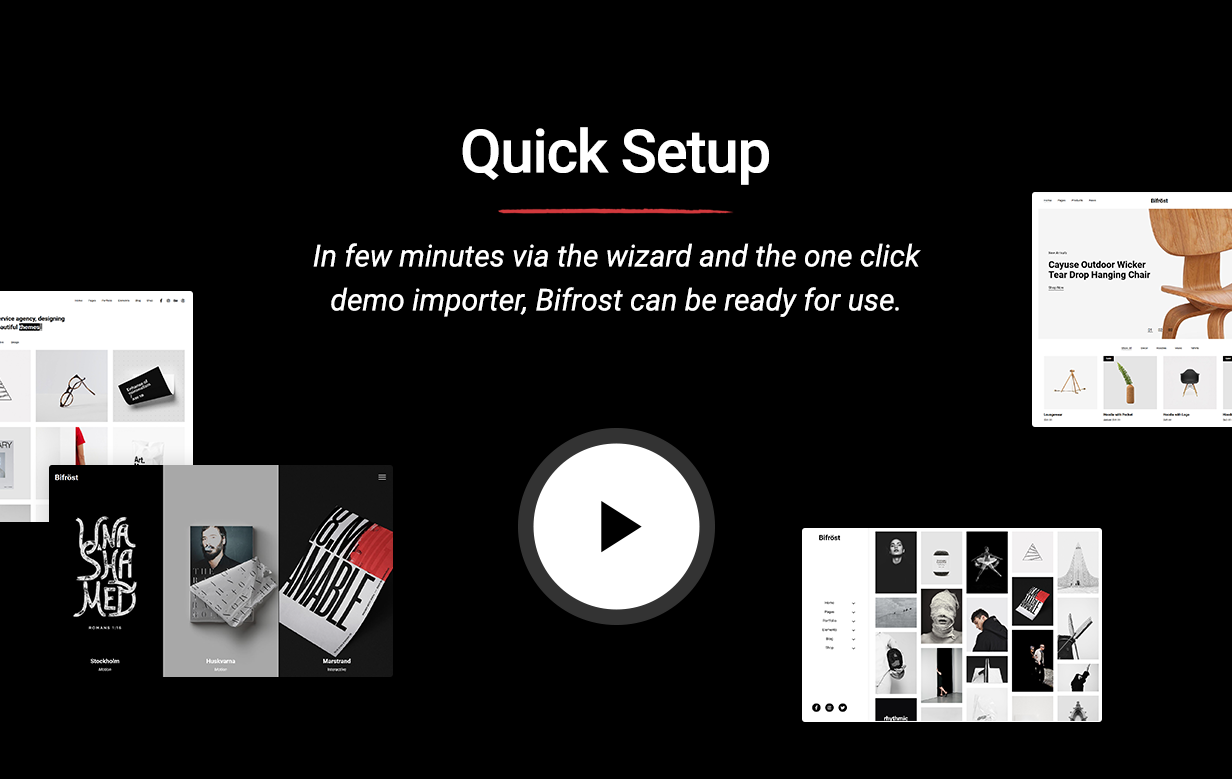 Bifrost - Einfaches WordPress-Theme