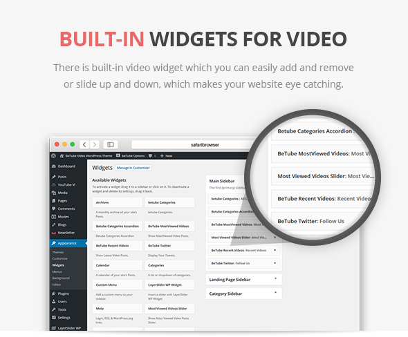 Widgets bereit Videothema