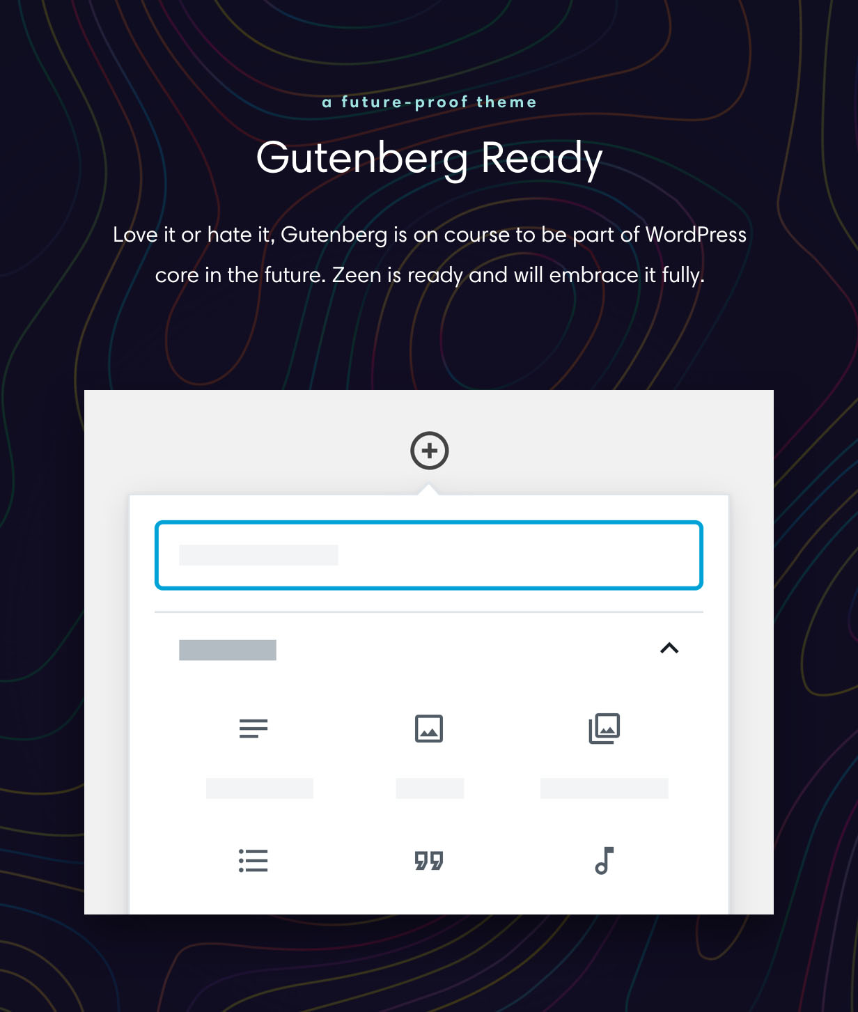 Gutenberg-fähiges WordPress-Theme