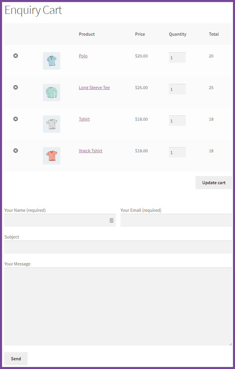 WooQuote - WooCommerce-Produktanfrage und Angebotsanfrage Plugin - 2