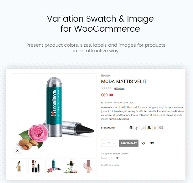 Avesa - Beauty Store WooCommerce WordPress Theme - WooCommerce Theme