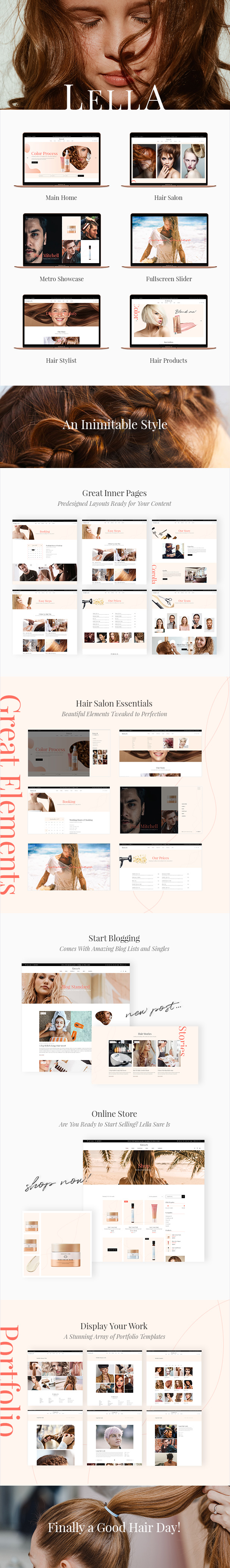 Lella - Thema Friseur und Schönheitssalon - 1
