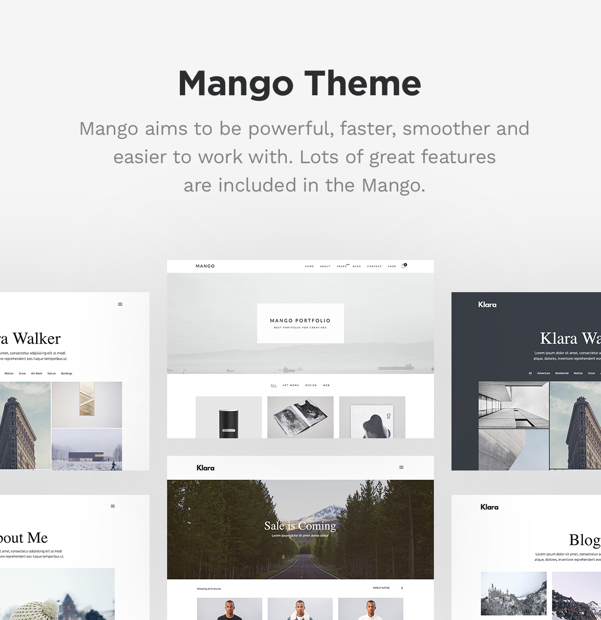 Mango - Portfolio für Kreative