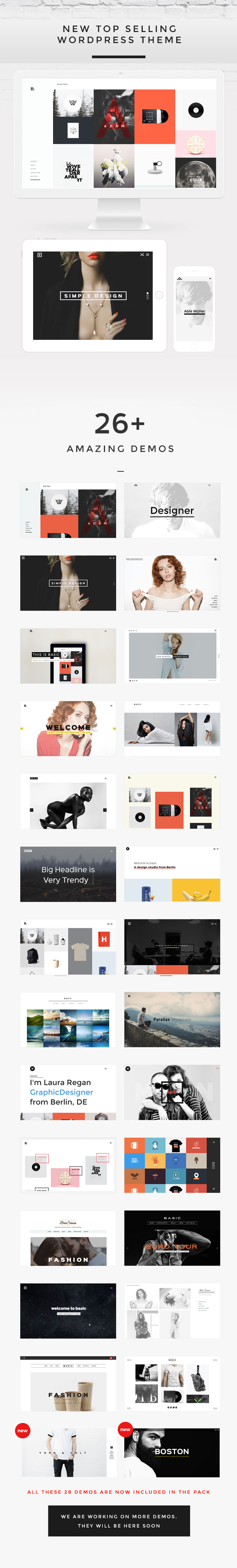 Signatur - Mehrzweck / Viel Konzept Kreatives Portfolio WordPress Theme - 6