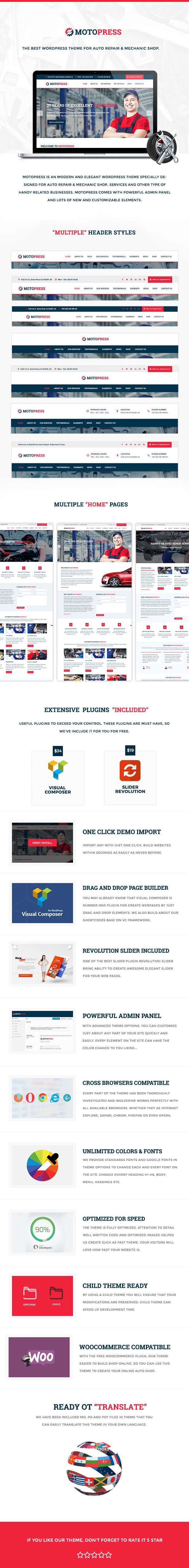 MotoPress Theme Funktionen