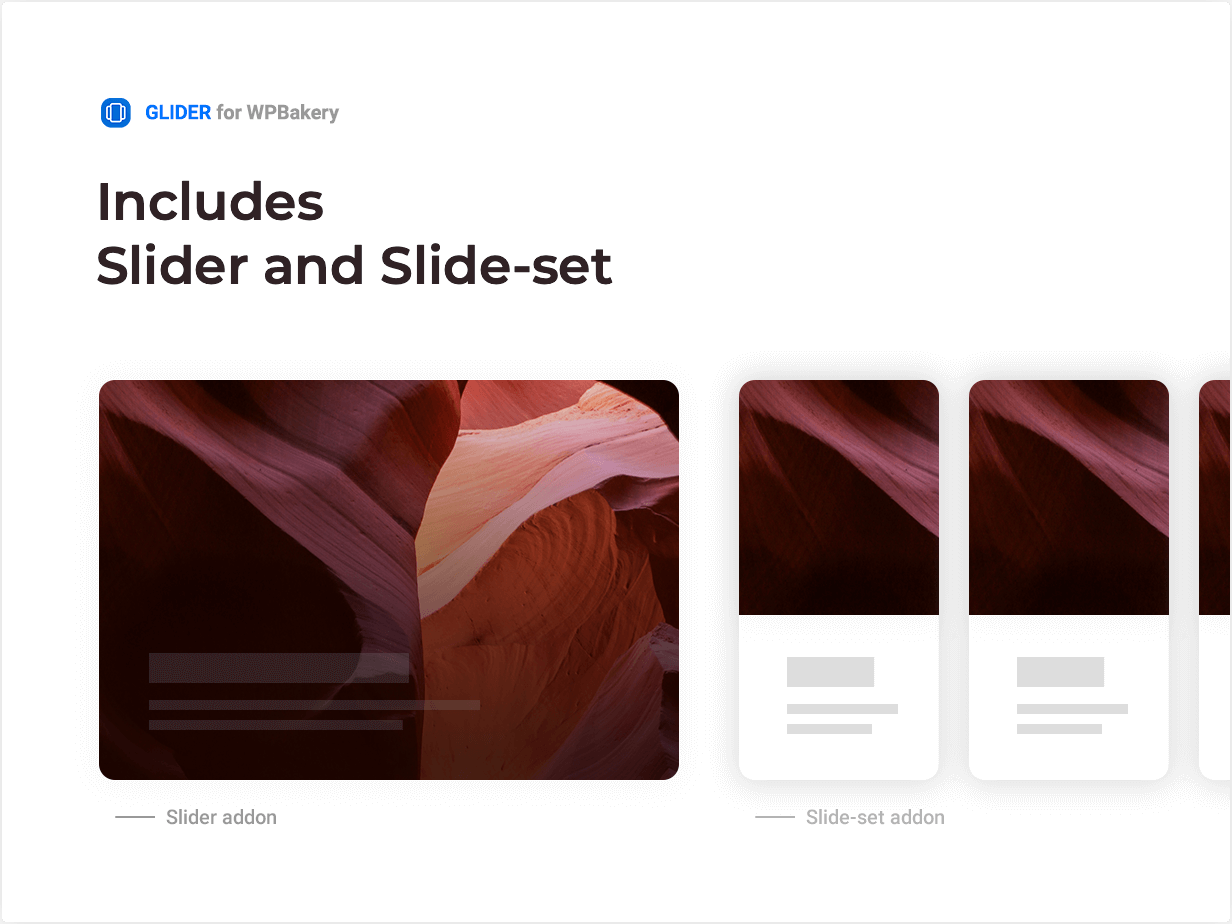 Zwei Slider-Addons