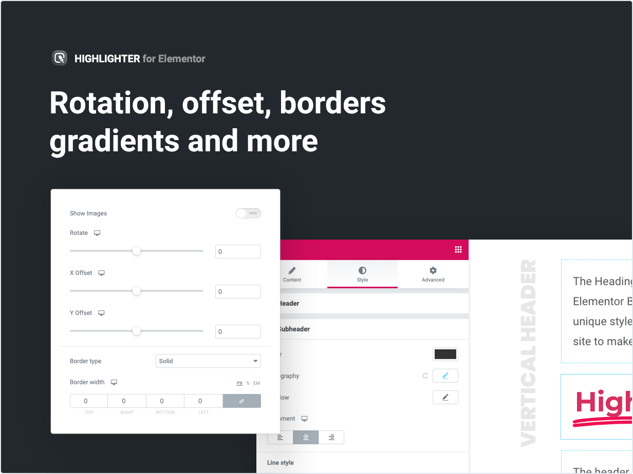 Flexible Widget-Einstellungen