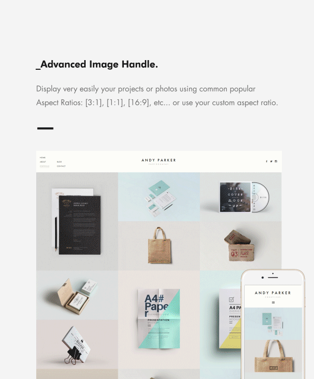 Andy Parker - Kreative Fotografie & Portfolio WordPress Theme - 8