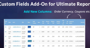 Add-On für benutzerdefinierte Felder für WooCommerce Ultimate-Berichte