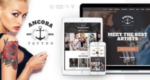 Ancora | Ein Urban Tattoo Salon und Ink Shop WordPress Vorlage