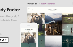 Andy Parker – Kreative Fotografie & Portfolio WordPress Template