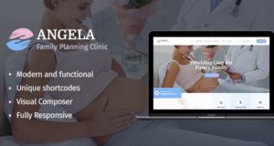 Angela | Familienplanung & Schwangerschaftsklinik WordPress Vorlage
