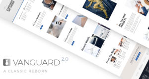Avantgarde: Business & Portfolio WordPress Vorlage