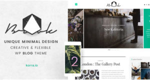 Brook | Leichtes und reaktionsschnelles WordPress-Blog-Thema
