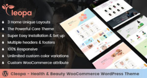 Cleopa – Gesundheit & Schönheit WooCommerce WordPress Template