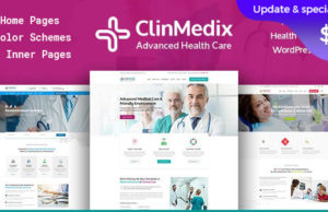 Clinmedix – Gesundheit und Medizin WordPress Vorlage