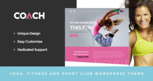 Coach – Sport & Fitness WordPress Vorlage