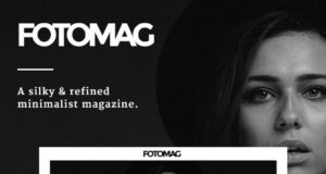 Fotomag – Ein seidig minimalistisches Blogging-Magazin WordPress-Layout für visuelles Geschichtenerzählen