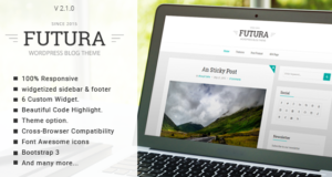 Futura – Responsive Minimal Blog Layout