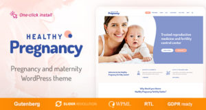 Gesunde Schwangerschaft – Gesundheit & Medizin WordPress Layout