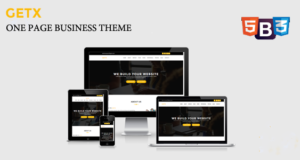 GetX – Onepage Business WordPress Template